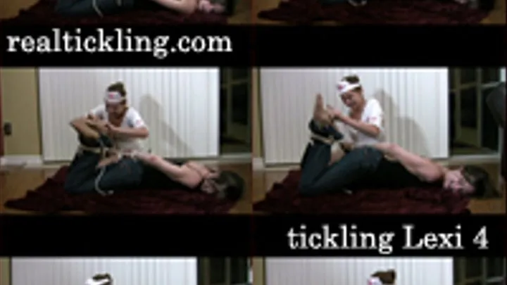 Tickling Lexi 4-Hogtie Nylon Tickle