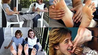 Last Laugh Feet 3 - Dalia and Kate