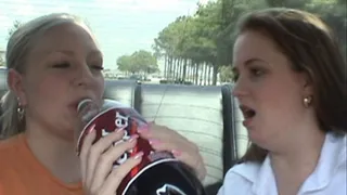 Girls Burping on the way to the Mall - Part 1