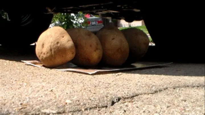 Crushing my slaves lunch & family picture...Under my tire.. Watch me get out and adjust and turn my tires on it!