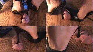 Watch as I stomp a hole through this worthless cock! ( part 4) Very Graphic