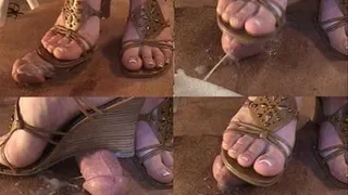 Hard Shoejob with Cum!!!!