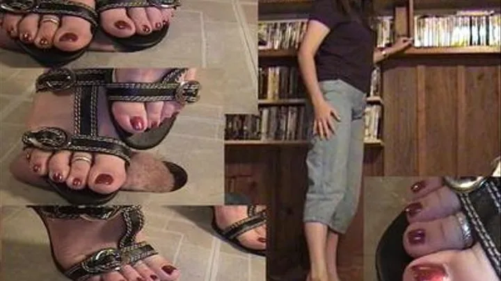 Cock Trampled Flat Under Roommates Feet & Heels!