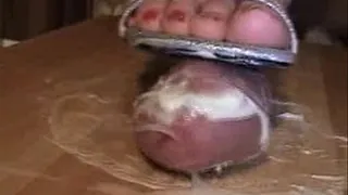 This Gopher will not stay in his hole! (Part 4) Highheel FootJob with alot of Cum