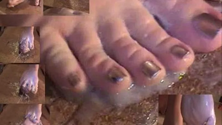 Barefeet Footjob & Cum Crush