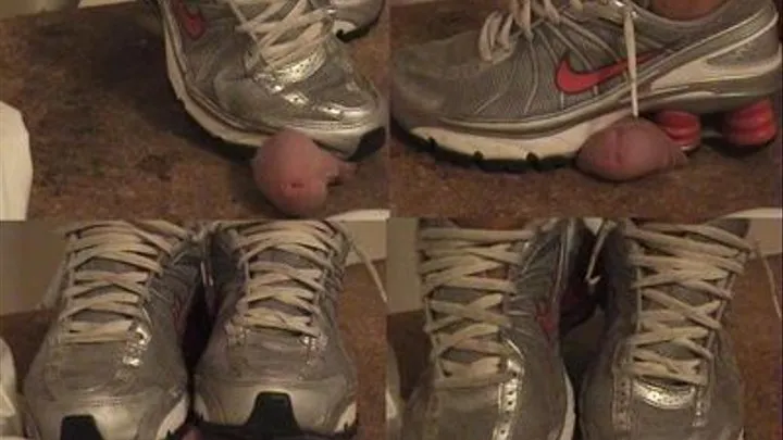 Under Sofia's smelly running shoes!!