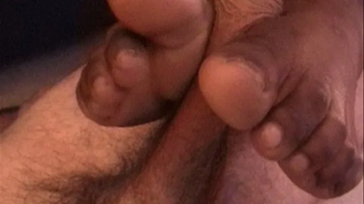 Humiliated footjob, with negated orgasm II