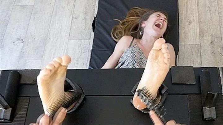 VERONIQUE IS SO SADISTIC WITH ELLEN'S HORRIBLY TICKLISH FEET