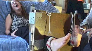 Student Alice Tickled in the Stocks 02