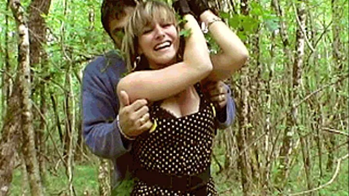 Jessie Tickled in the Woods Part 01