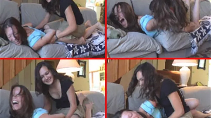 Laurine's first tickle session Part 1