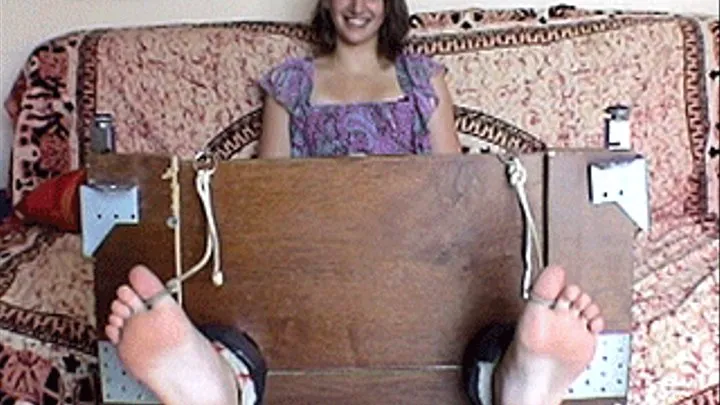 Ludmila is Mercilessly Tickled in the Stocks