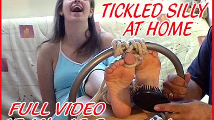 Foot Tickled silly at home FULL VIDEO