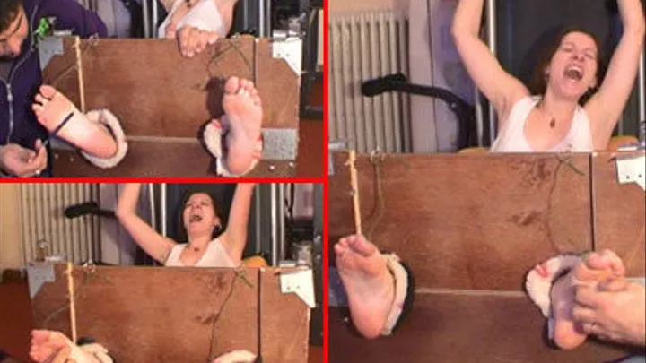 Camille is Tickled Silly the stocks part 01