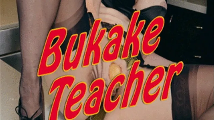 Soaked In "Cum" So Sticky and So Messy....Bukake Teacher