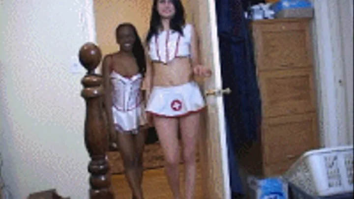 Naughty Nurses sneaky handjobs