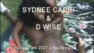 BLACK ON BLACK FUCK OUTDOORS - SYDNEE CAPRI & D WISE