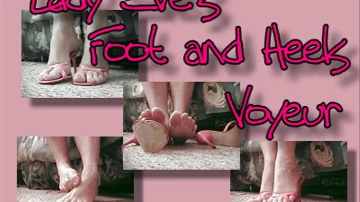 Lady Eves Foot and Heel Voyeur Clip