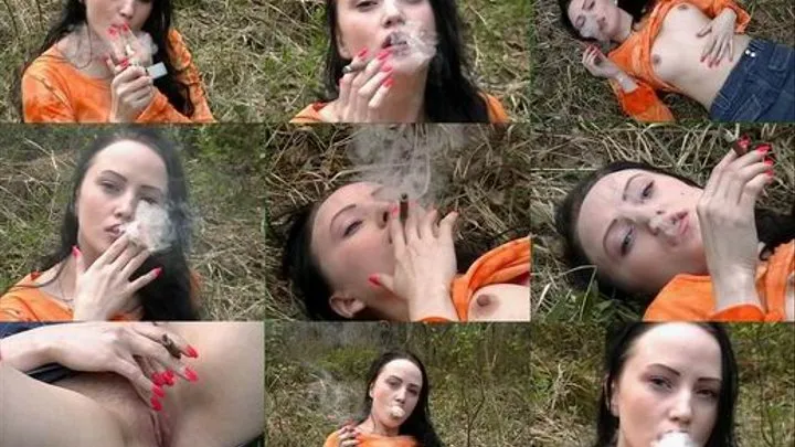 Smoking in a wood  - VIDEO IS OVER 9 MIN