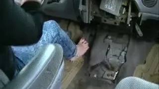 ALEXIS BAREFOOT STUCK STALLED...