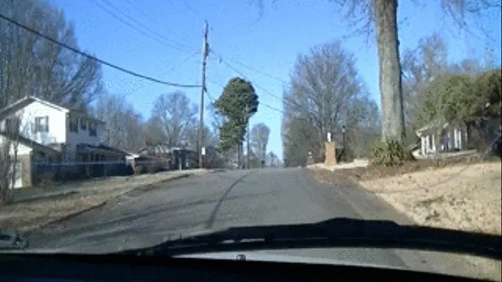 WENDY DRIVING HER TRUCK