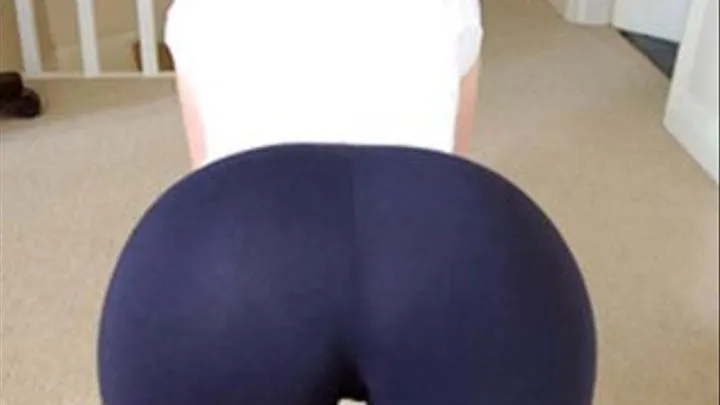 Yoga pants ass worship