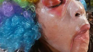 Clown plays on your cock