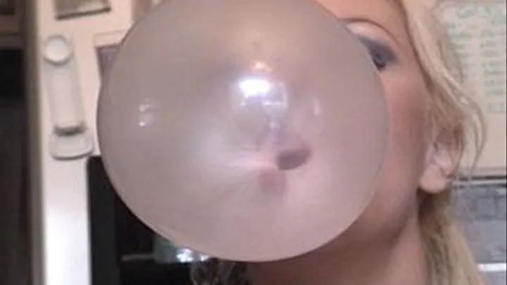 Alex Blows Sweet Sexy Pink Bubbles - Full Length