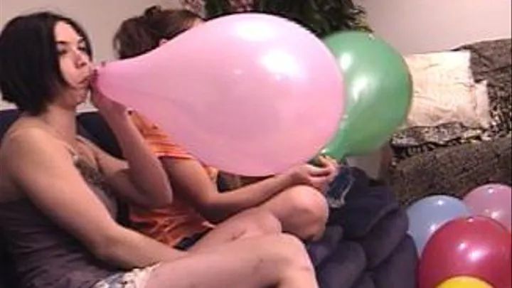 Gia's First Time With Balloons - Full Length