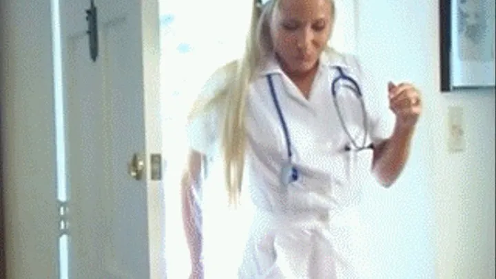 Smoking Hot Blonde Nurse Helps Man With Erectal Problem - part 1