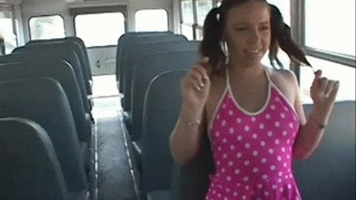 Sexy Schoolgirl Sucks And Fucks The Bus Driver - part 1