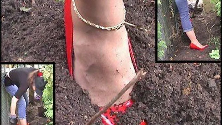 Red Patent Leather Pumps - On The Compost Heap - Part 3