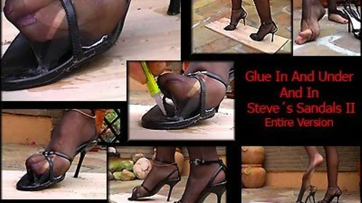 Glue In And Under Steves Sandals