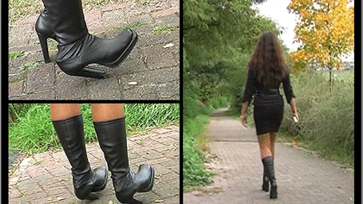 Black Platform Boots 2 - Total - Part 3