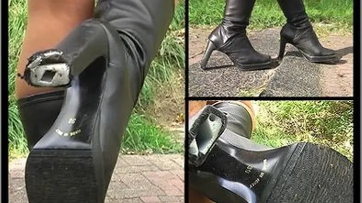 Black Platform Boots 2 - Total - Part 4