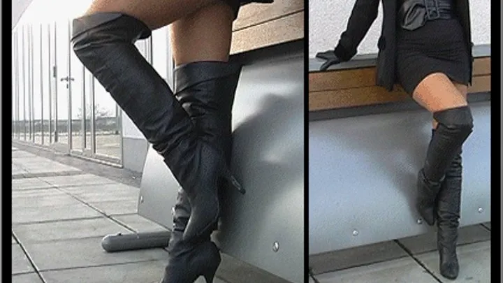 Black Thigh High Boots 1 - Full Non Version