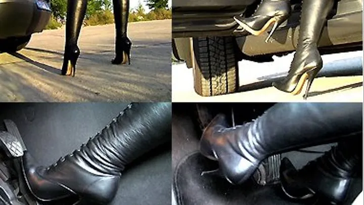 Pedal Pumping In Leather Boots - Full Version