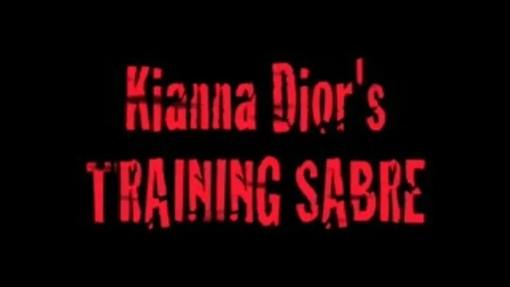 Kianna Dior's TRAINING SABRE - part two "foot worship"