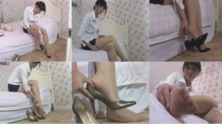OL Qiqi smotherd & spikes & pantyhoses changed by an admirer 1/4