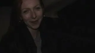 Weird geek girl manipulated by redhead to get sucked and play