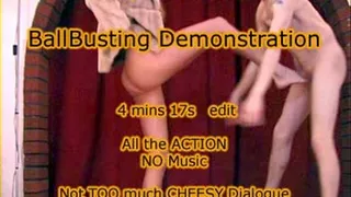 Ball Busting Reporter -4min edit -- (divx hiband format)