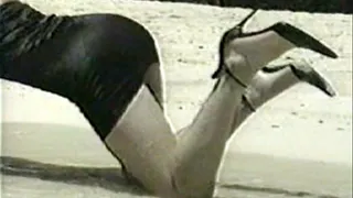 Serena's Sexy Stiletto Heels Playing On The Beach Part II