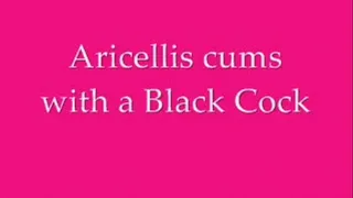 Aricellis cums with a Black Cock