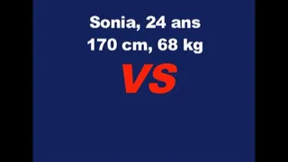 French wrestling : Sonia VS Veronike (Women wrestling)