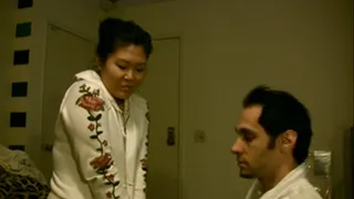 Mean Asian Girl Spits