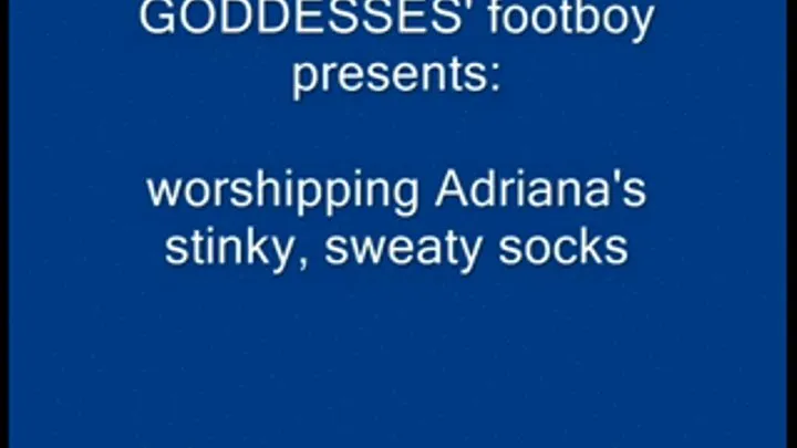 STINKY Sock Worship