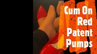 Cum On Red Patent Pumps