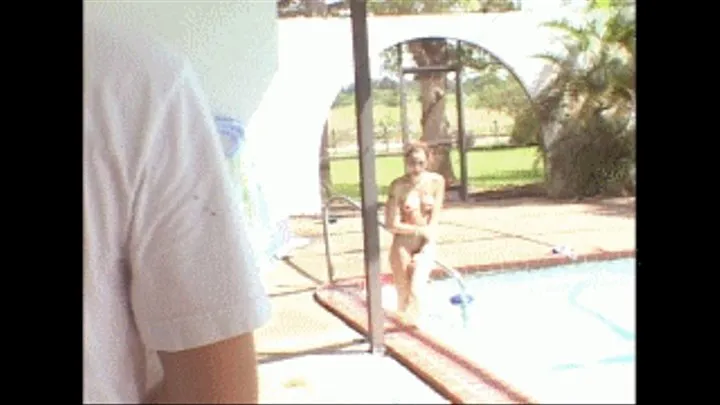 part 1b, Delilah spied naked in the pool