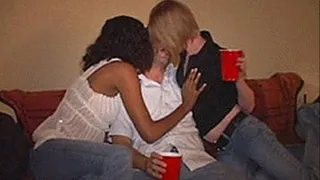 Hot amateurs at a party promoting racial harmony - part 1