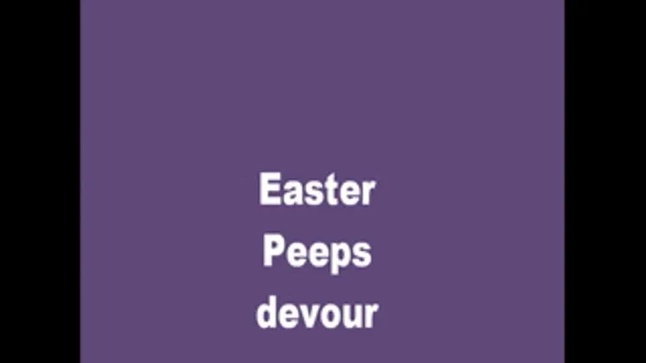 Easter Peeps custom video